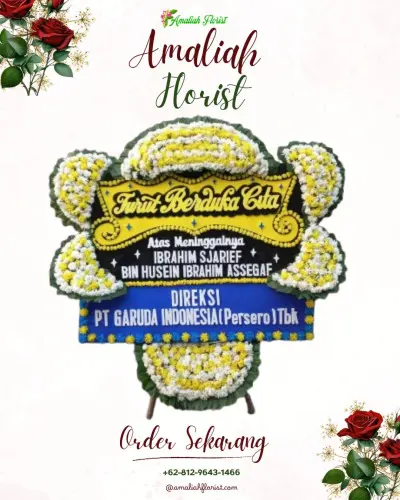 Papan Bunga Duka di Batumadeg