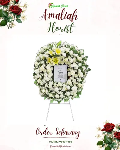 Krans Bunga Duka Cita di Batumadeg